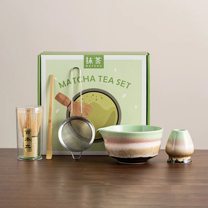Bol Matcha en Céramique & Fouet Bambou – Fabrication Artisanale – Kit Noir Élégant | Studio Nichijo Paris