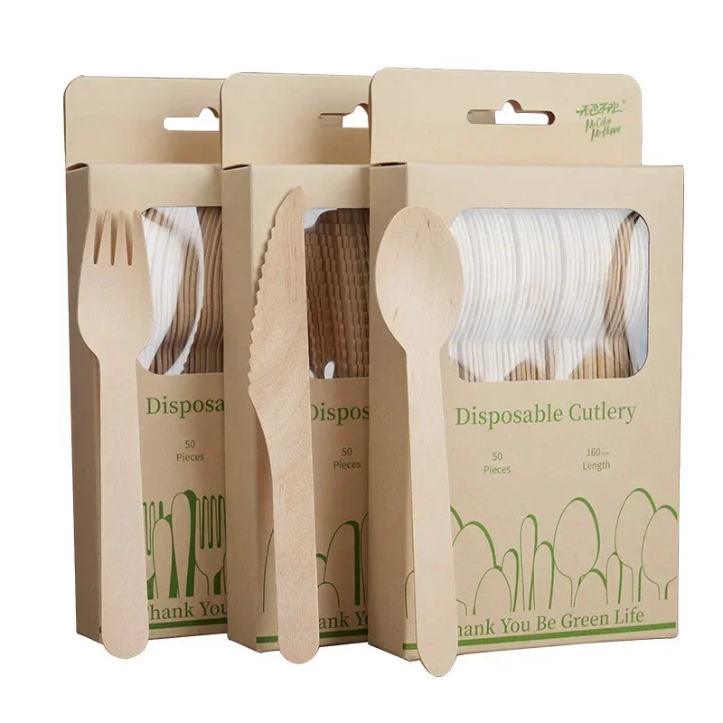 Couverts Bois Design – Set Réutilisable – | Studio Nichijo Paris