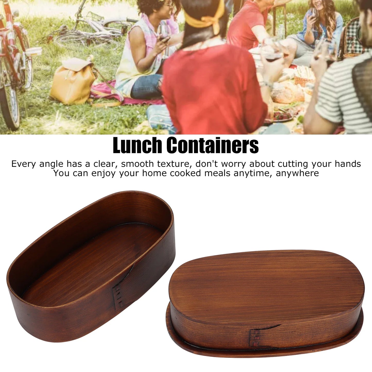 Bento 2 Étages Compartiments Bois – | Studio Nichijo Paris