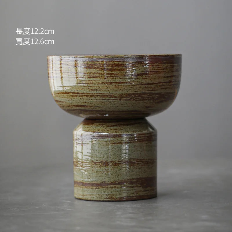 Plateau à Thé & Fruits en Céramique – Fabrication Artisanale – Yama | Studio Nichijo Paris
