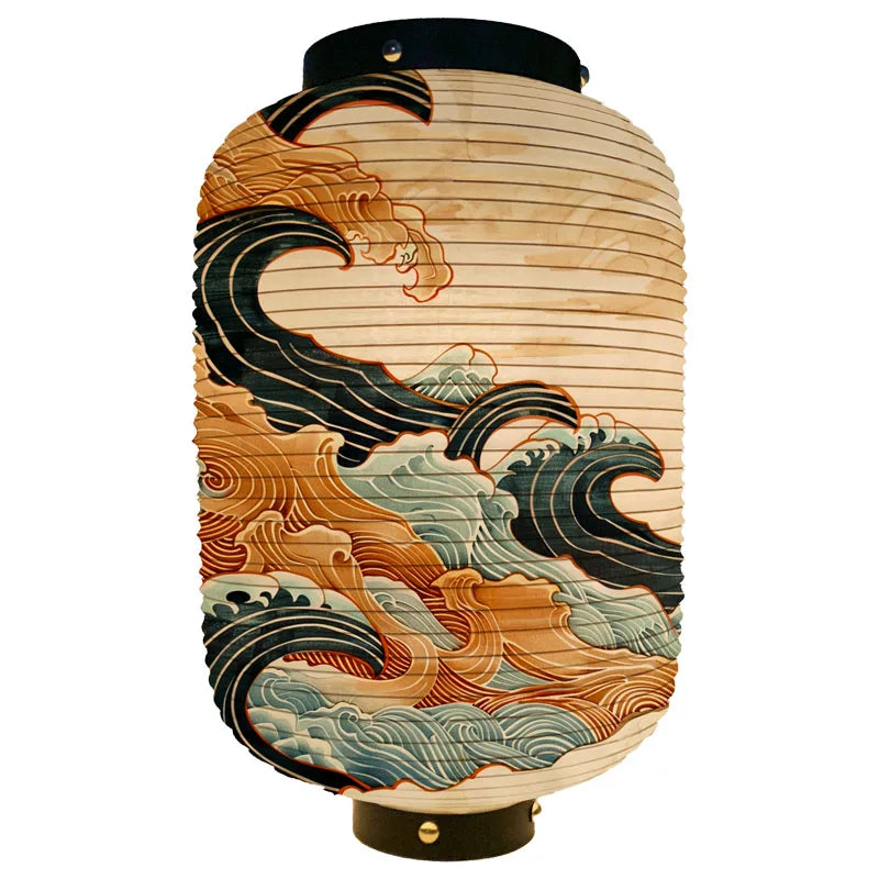 Lanternes Izakaya – Papier Artisanal Intérieur & Extérieur – Tsuki | Studio Nichijo Paris