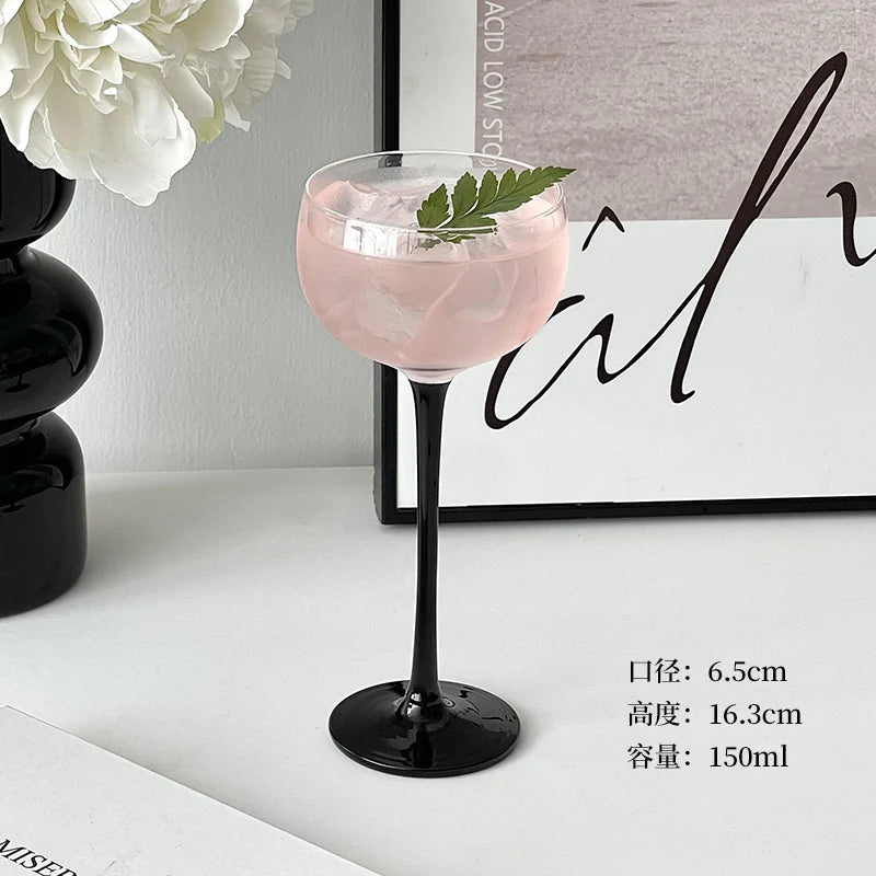 Verre Martini Cocktail Cristal Japonais Tour Pied Haut — Fabrication Artisanale – 1 verre 150 ml | Studio Nichijo Paris