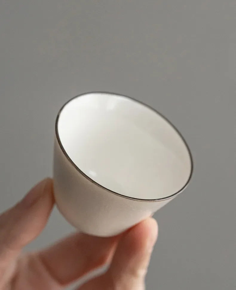 Service à Thé Gaiwan en Porcelaine – Fabrication Artisanale – | Studio Nichijo Paris