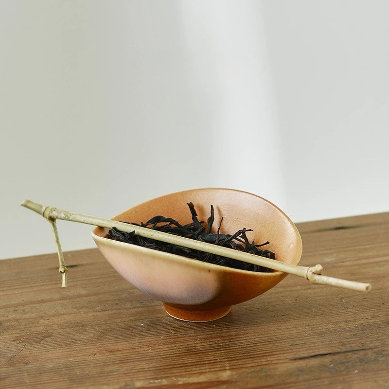 Cuillère à Thé Poterie Forme Lune Gong Fu Cha Japonaise, Fabrication Artisanale – | Studio Nichijo Paris