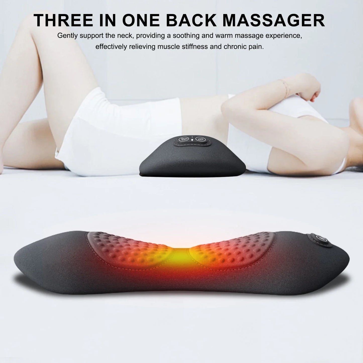 Masseur Dos Shiatsu 3-en-1 Portable - Multi-Zones – | Studio Nichijo Paris
