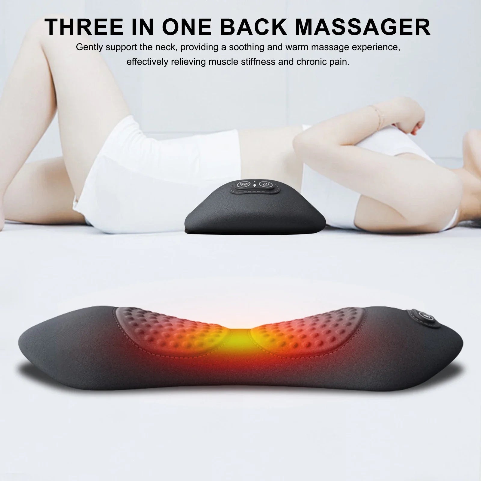 Masseur Dos Shiatsu 3-en-1 Portable - Multi-Zones – | Studio Nichijo Paris