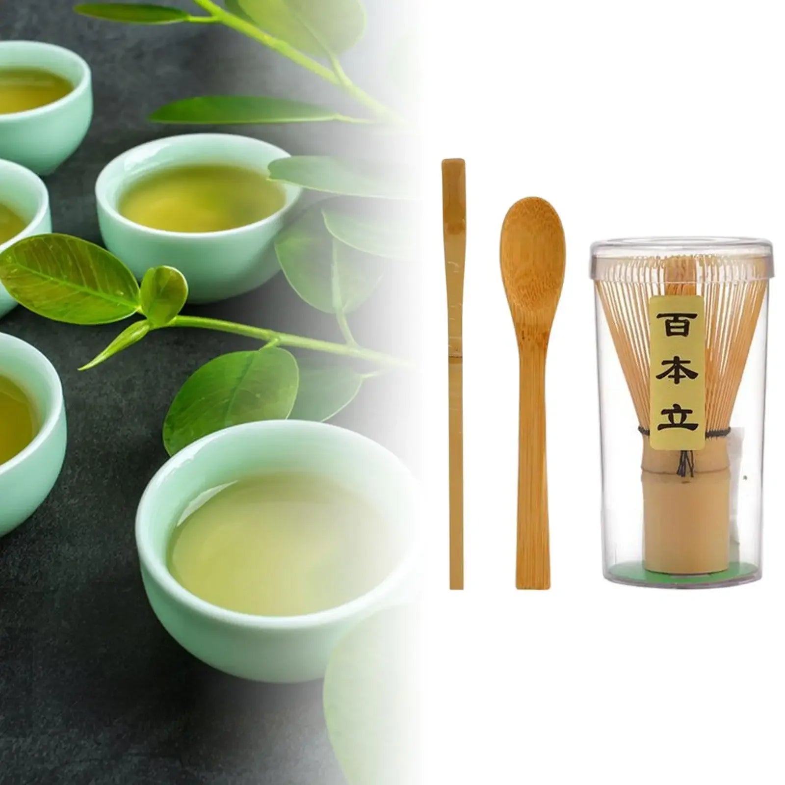Kit Matcha Bambou — Chasen, Chashaku & Cuillère à Thé – | Studio Nichijo Paris