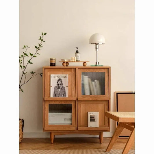Buffet Bas Bois Massif – Fabrication Artisanale – | Studio Nichijo Paris