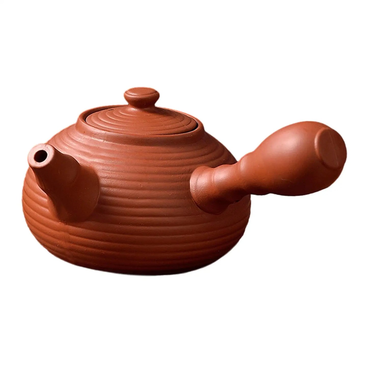 Théière en Céramique Traditionnelle – Fabrication Artisanale – Théière céramique traditionnelle Rouge 500ml | Studio Nichijo Paris