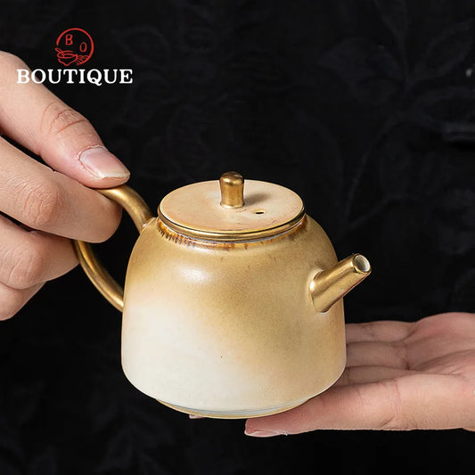 Théière Porcelaine Japonaise avec Infuseur et Filtre, Fabrication Artisanale – | Studio Nichijo Paris