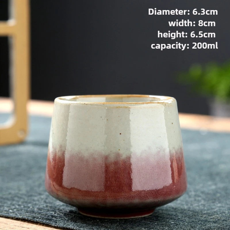 Tasse à Thé Poterie Raku – Glaçage Four – Fabrication Artisanale – Tsuchi (土) | Studio Nichijo Paris