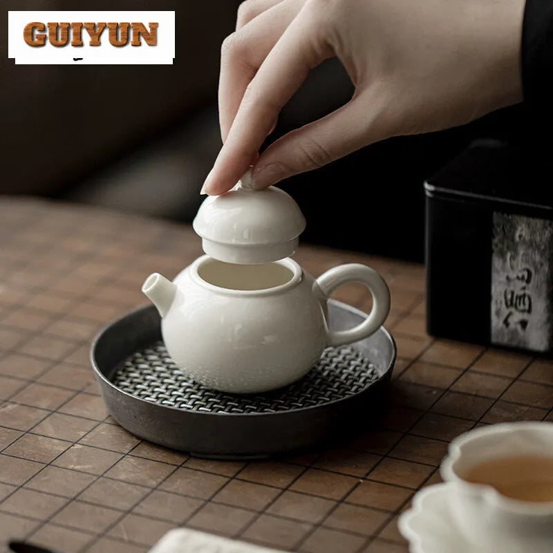 Théière japonaise agaçante en bois d'ange, théière à trous de boule faite à la main, théière chinoise, bouilloire Cha, accessoires de cérémonie de thé, cadeau, 100ml – | Studio Nichijo Paris