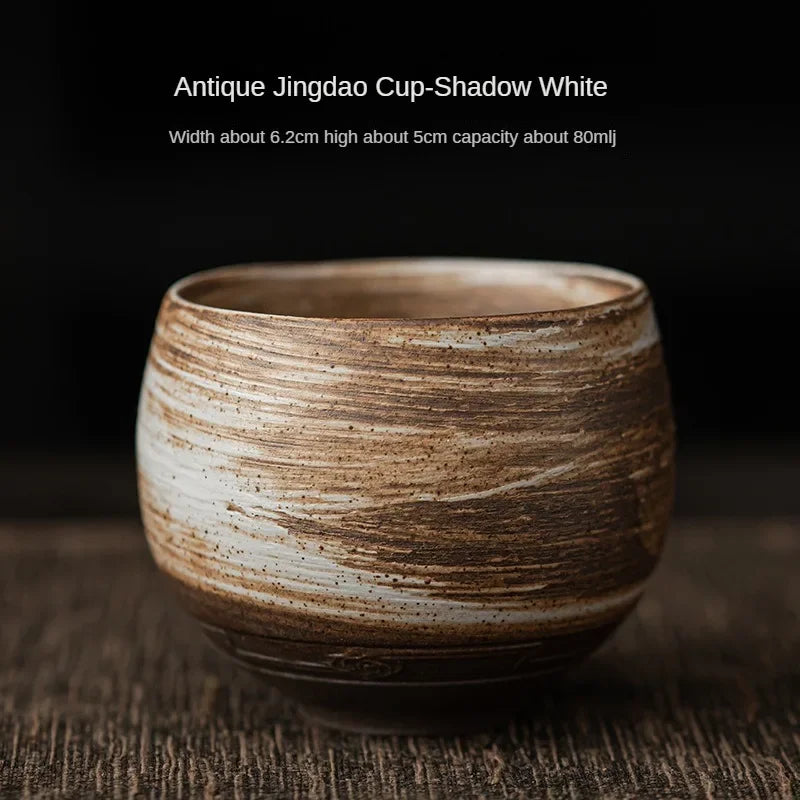 Tasse à Thé en Grès 80 ml — Fabrication Artisanale, Cérémonie du Thé – Chawan 80ml | Studio Nichijo Paris