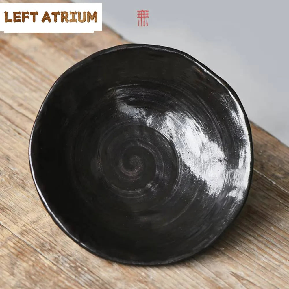 Assiette Trépied Céramique Japonaise — Fabrication Artisanale – | Studio Nichijo Paris