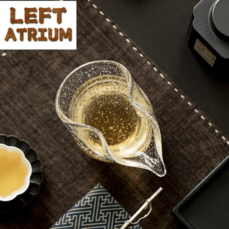 Tasse Thé Verre Cristal Fleur Japonais — Fabrication Artisanale – | Studio Nichijo Paris