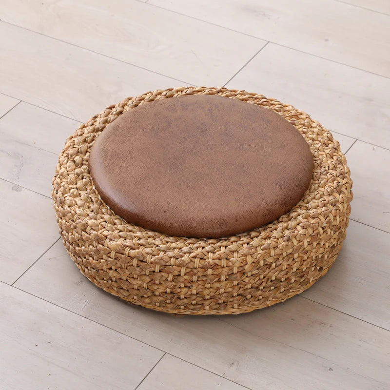 Coussin Sol Tatami Rotin - Wa – Origine (Naturel & Brut) | Studio Nichijo Paris