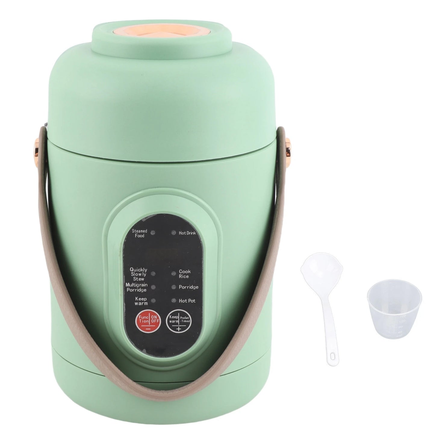 Marmite Électrique Portable 500W Voyage Mini – vert clair | Studio Nichijo Paris