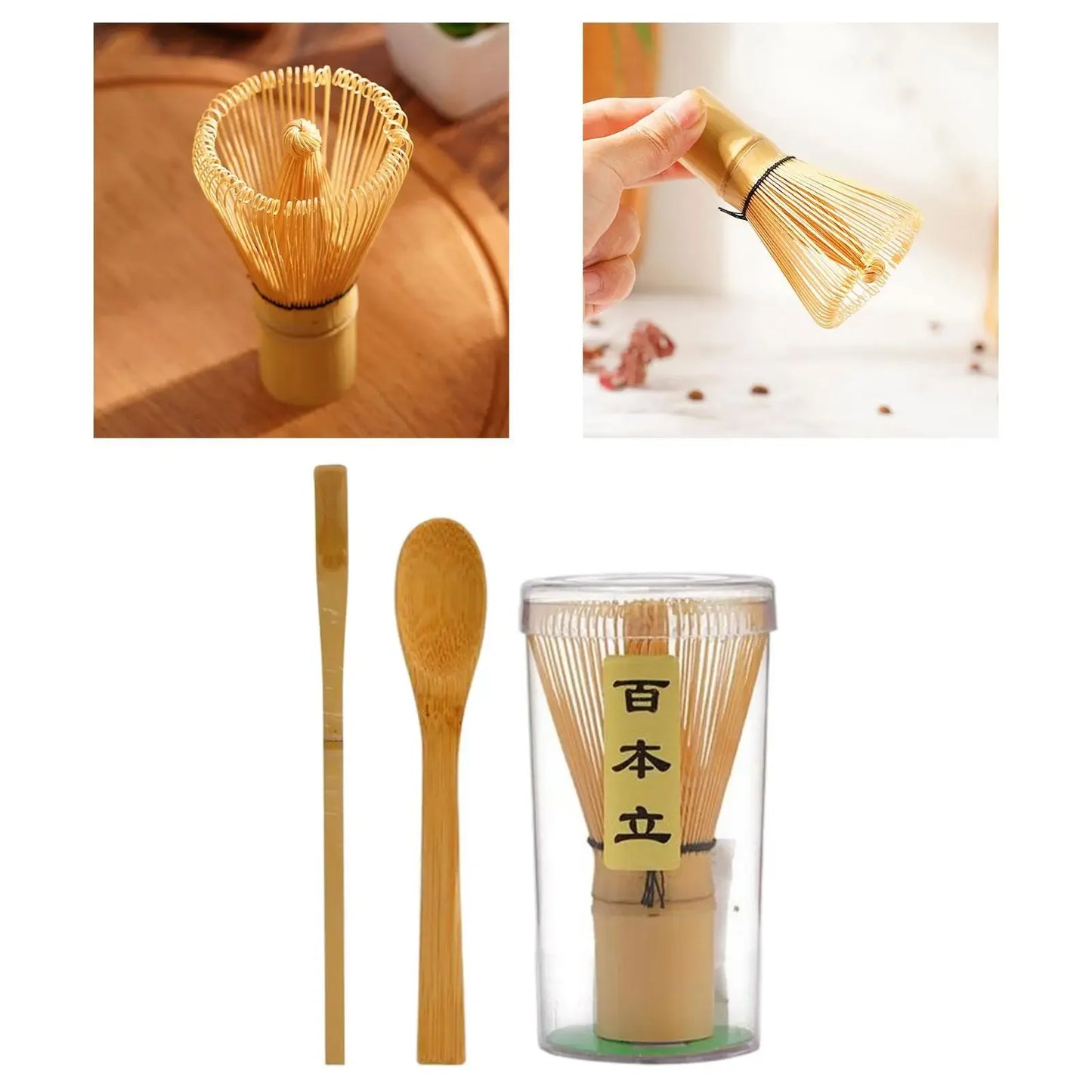 Kit Matcha Bambou — Chasen, Chashaku & Cuillère à Thé – | Studio Nichijo Paris