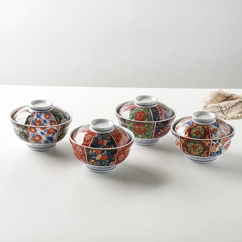 Bol en Céramique – Soupe & Riz avec Couvercle – Fabrication Artisanale – | Studio Nichijo Paris