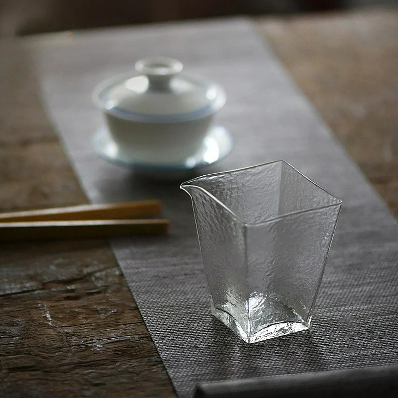 Tasse à Thé en Verre Soufflé – Résistante à la Chaleur – Fabrication Artisanale – | Studio Nichijo Paris