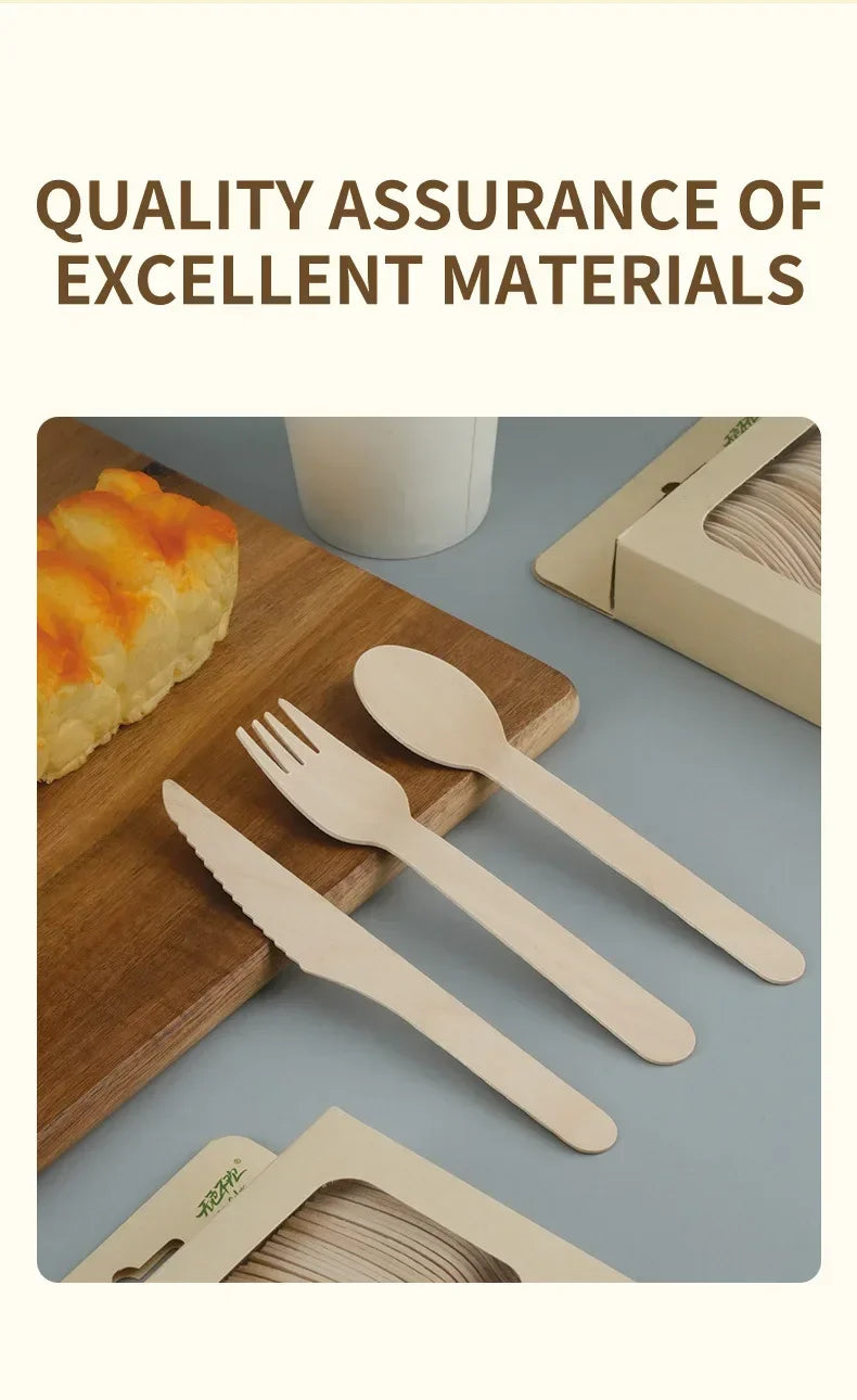 Couverts Bois Design – Set Réutilisable – | Studio Nichijo Paris