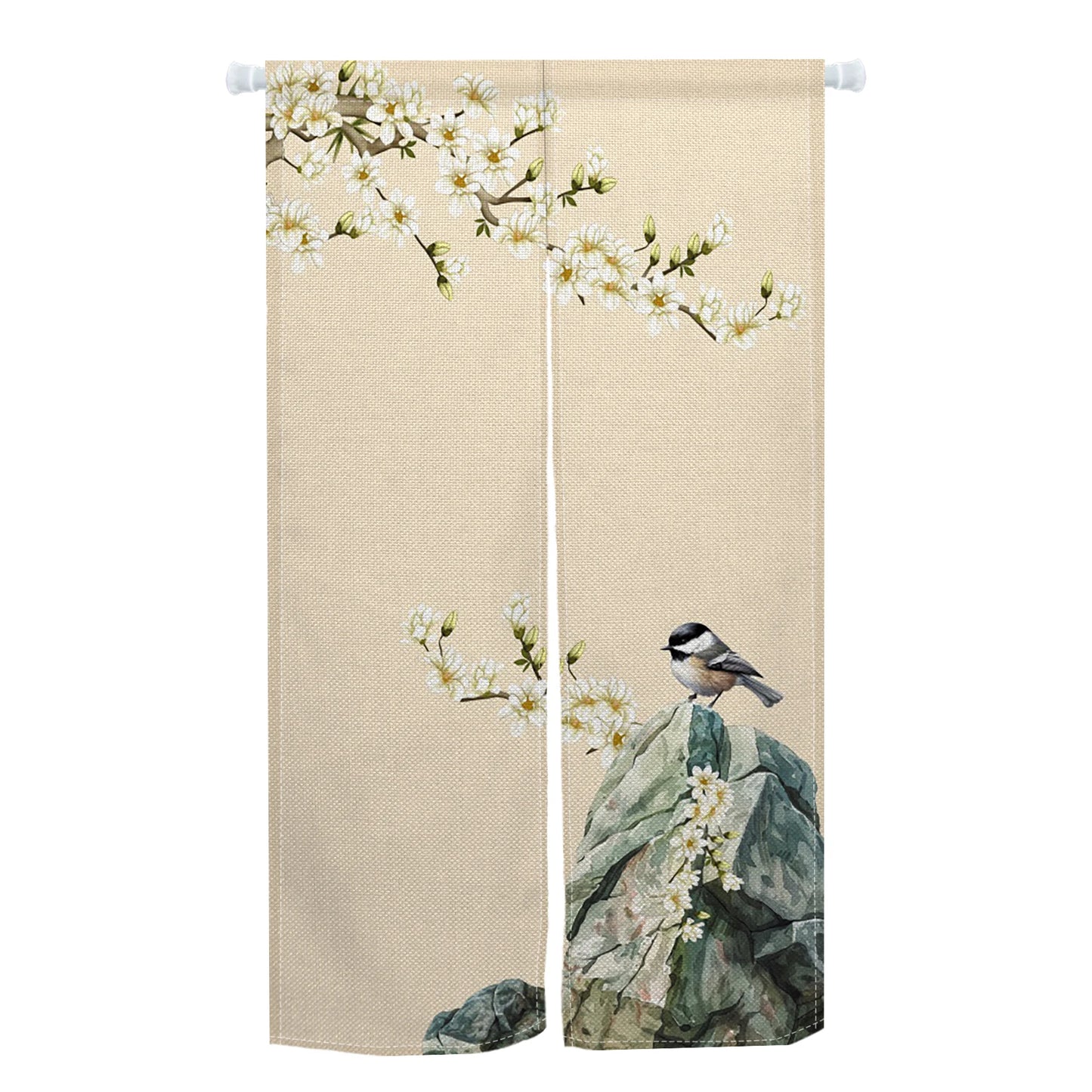 Rideau de Porte Japonais | Demi-Rideau Translucide – Nishiki | Studio Nichijo Paris