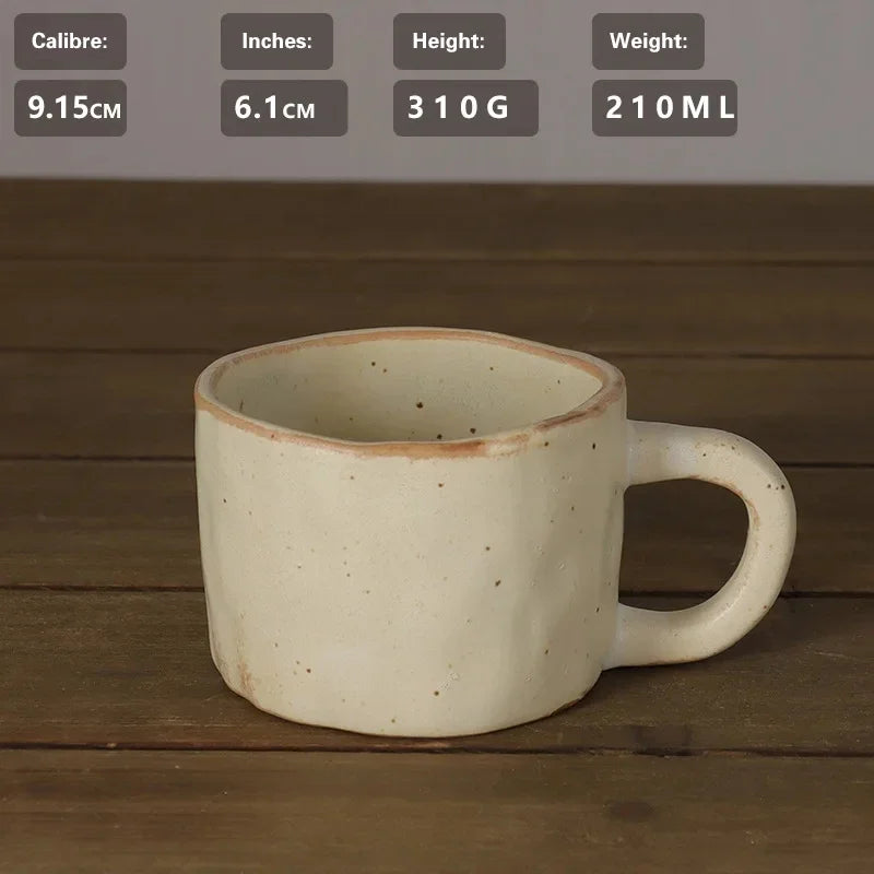 Tasse Grès & Cuillère Japonaise – Fabrication Artisanale – Mug-210ml 201-300 ml | Studio Nichijo Paris