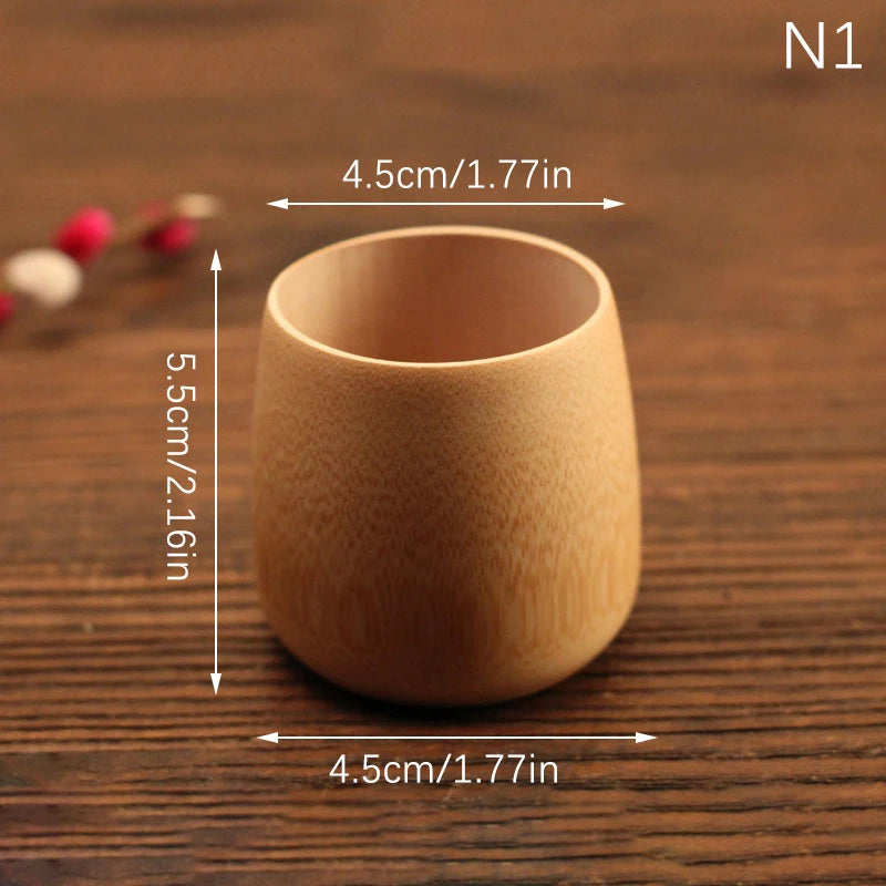 Tasse en Bambou Naturel Sculpté – Fabrication Artisanale – Hishaku | Studio Nichijo Paris