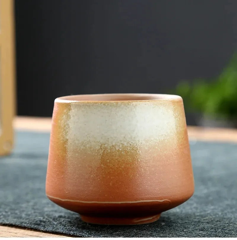 Tasse à Thé Poterie Raku – Glaçage Four – Fabrication Artisanale – | Studio Nichijo Paris