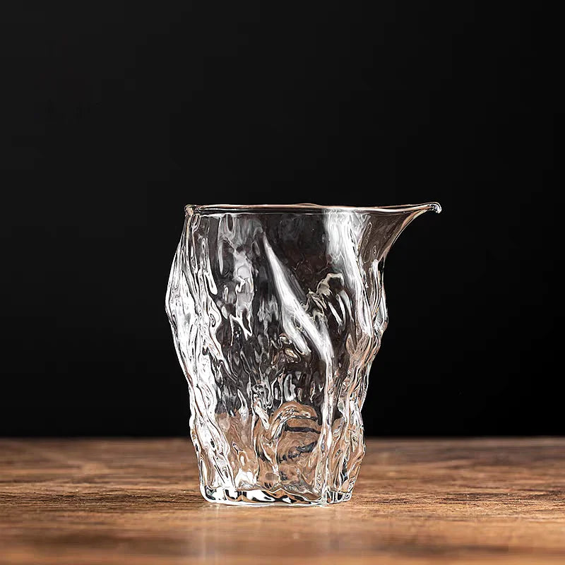 Pichet Verre Martelé Japonais 300ml – Fabrication Artisanale – | Studio Nichijo Paris