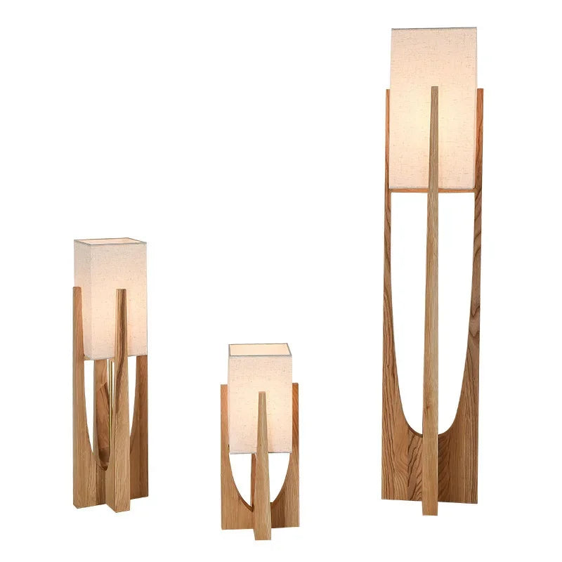 Lampadaire Japonais en Bambou et Bois – Lampe sur Pied Style Wabi-Sabi – | Studio Nichijo Paris