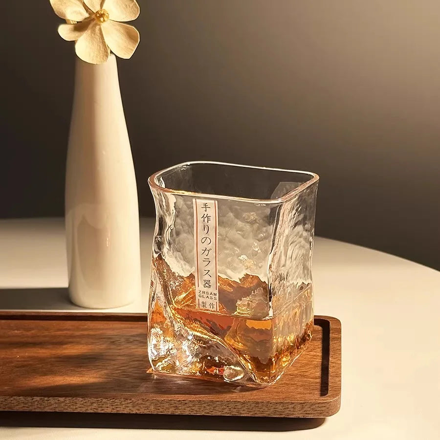 Verre Whisky Cristal Edo Kazazumi Design Japonais 255ml, Fabrication Artisanale – | Studio Nichijo Paris