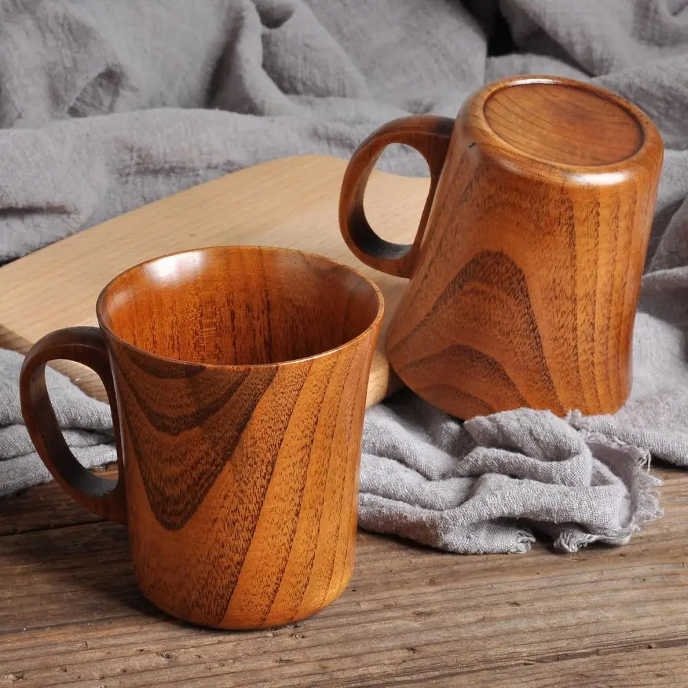 Tasse Bois Jujube Poignée Fait Main 260ml — Fabrication Artisanale – | Studio Nichijo Paris