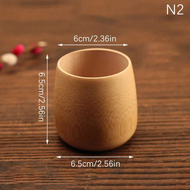 Tasse en Bambou Naturel Sculpté – Fabrication Artisanale – Chakin | Studio Nichijo Paris