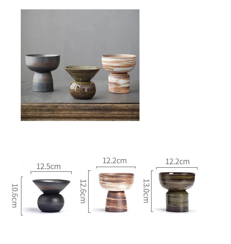 Plateau à Thé & Fruits en Céramique – Fabrication Artisanale – | Studio Nichijo Paris
