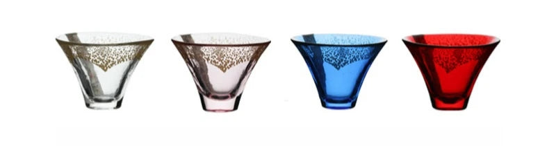 Tasse Saké Cristal Mont Fuji Paire 65 ml — Fabrication Artisanale – | Studio Nichijo Paris