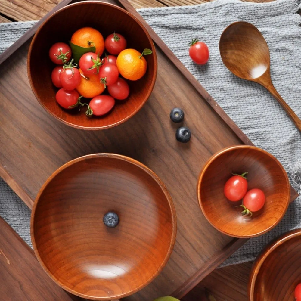 Bol Bois Fait Main Soupe Salade Vaisselle 12 Tailles — Fabrication Artisanale – | Studio Nichijo Paris