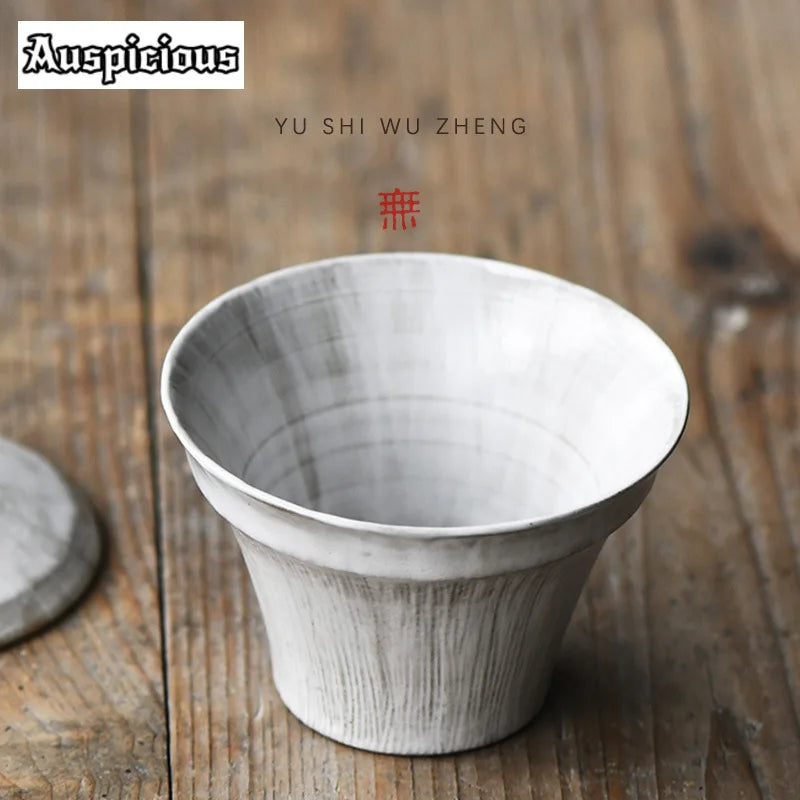 Service à Thé Gaiwan Porcelaine Blanc Yin 3 Pièces, Fabrication Artisanale – | Studio Nichijo Paris