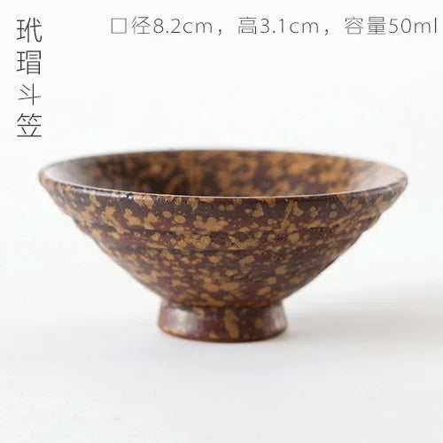 Tasse à Thé en Verre Borosilicaté, Céladon Yue Kiln — Fabrication Artisanale, Service Kung Fu – Wabi | Studio Nichijo Paris