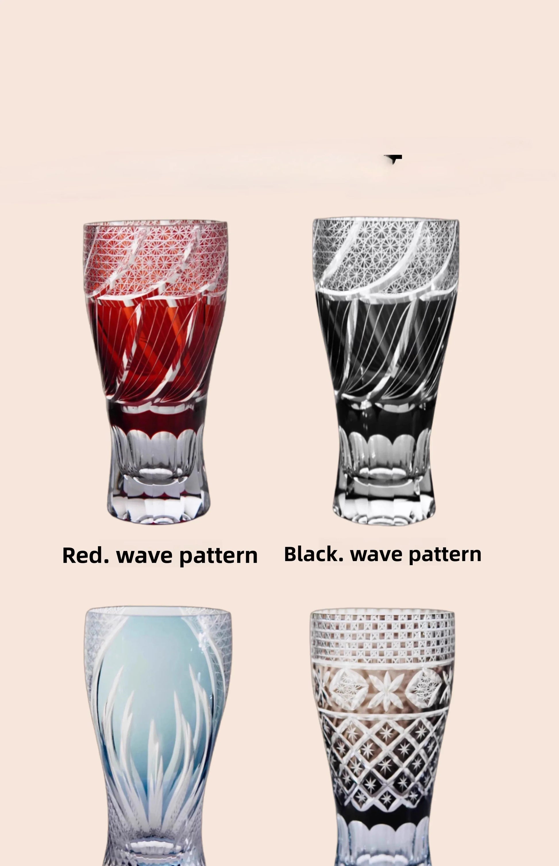 Verre Cristal Japonais Grande Valeur Bière Artisanale — Fabrication Artisanale – | Studio Nichijo Paris
