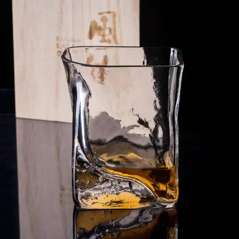 Verre Whisky Edo Japonais Design Créatif Kazazumi 255 ml— Fabrication Artisanale – | Studio Nichijo Paris