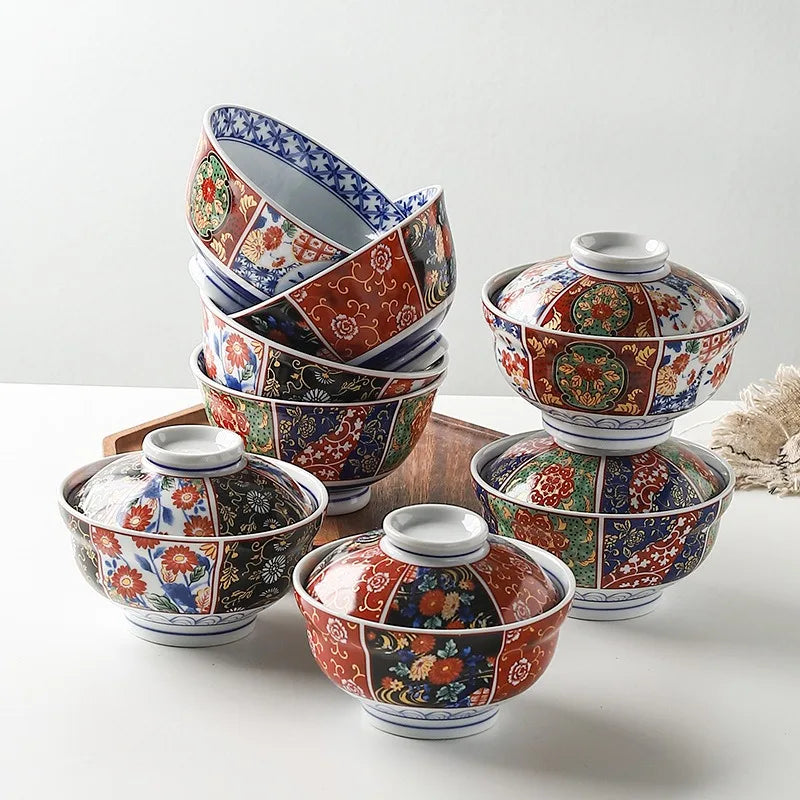 Bol en Céramique – Soupe & Riz avec Couvercle – Fabrication Artisanale – | Studio Nichijo Paris