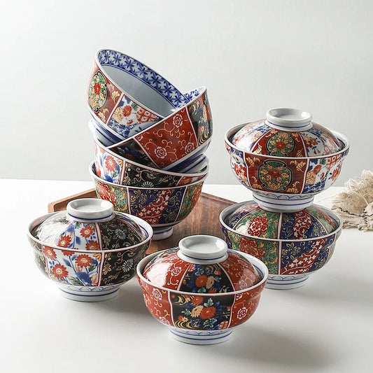 Bol en Céramique – Soupe & Riz avec Couvercle – Fabrication Artisanale – | Studio Nichijo Paris