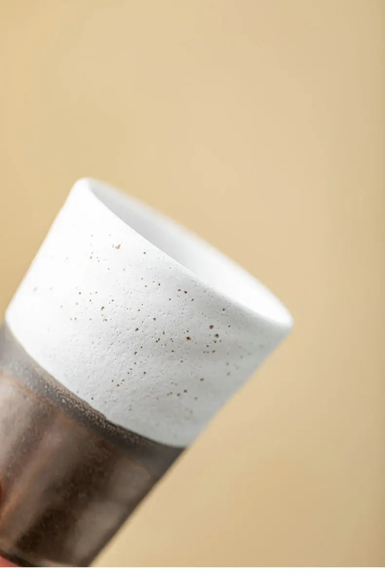 Mug Grès Glaçure Rouille de Fer Japonaise 250ml, Fabrication Artisanale – | Studio Nichijo Paris