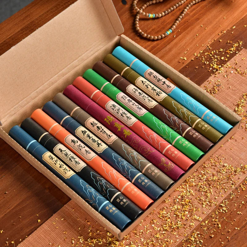 Coffret Encens Bois de Santal – 11 Parfums Naturels – | Studio Nichijo Paris