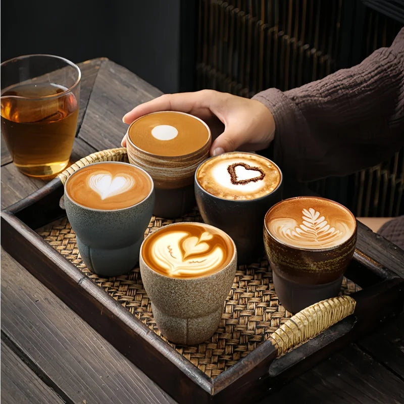 Tasse Expresso Poterie Japonaise Minimaliste 150ml, Fabrication Artisanale – | Studio Nichijo Paris