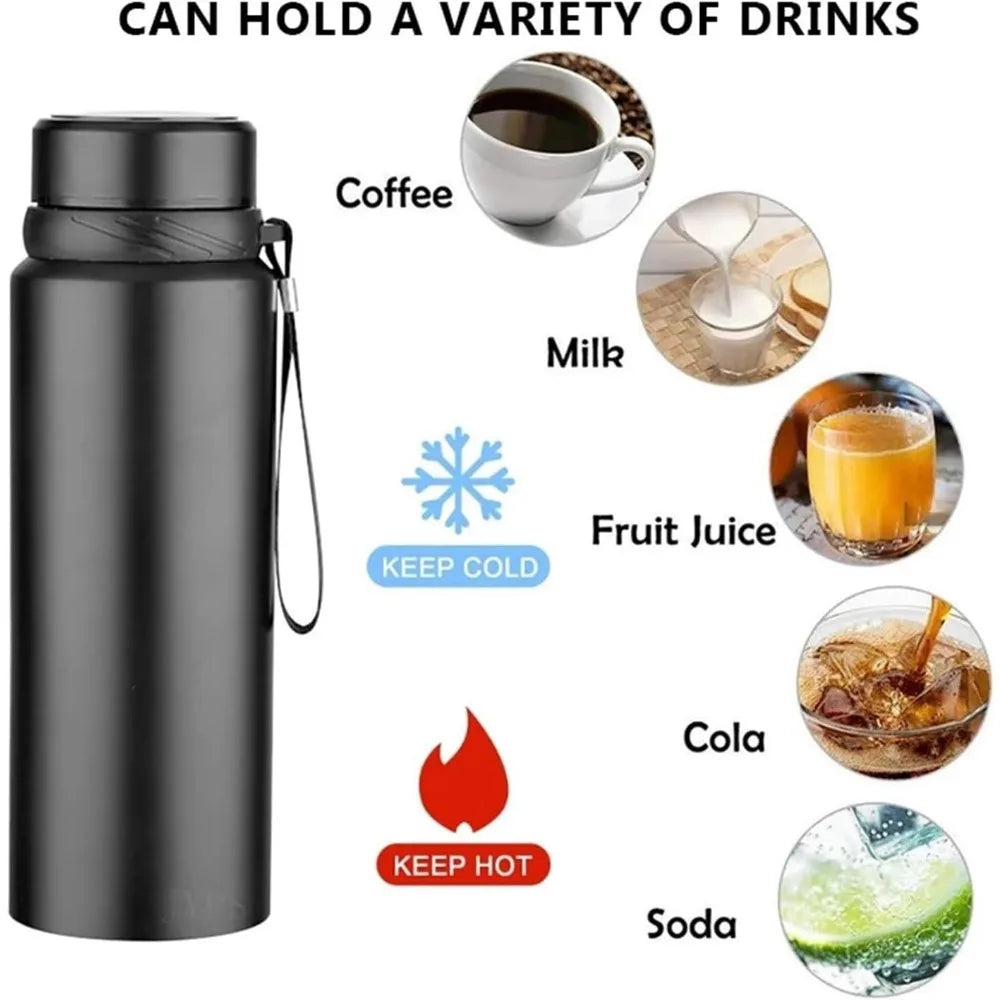 Gourde Inox 1L Isotherme Sport Couvercle Paille – | Studio Nichijo Paris