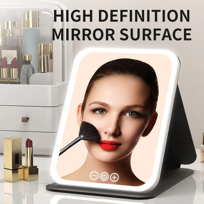 Miroir LED Maquillage Pliable USB – | Studio Nichijo Paris