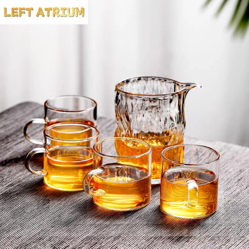 Pichet à Thé Verre Marteau Arbre 350 ml Cha Hai Séparateur — Fabrication Artisanale – | Studio Nichijo Paris