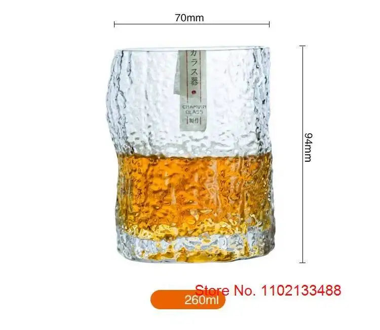 Verre Whisky Edo Japonais Boîte Bois Sans Plomb 260 ml — Fabrication Artisanale – | Studio Nichijo Paris